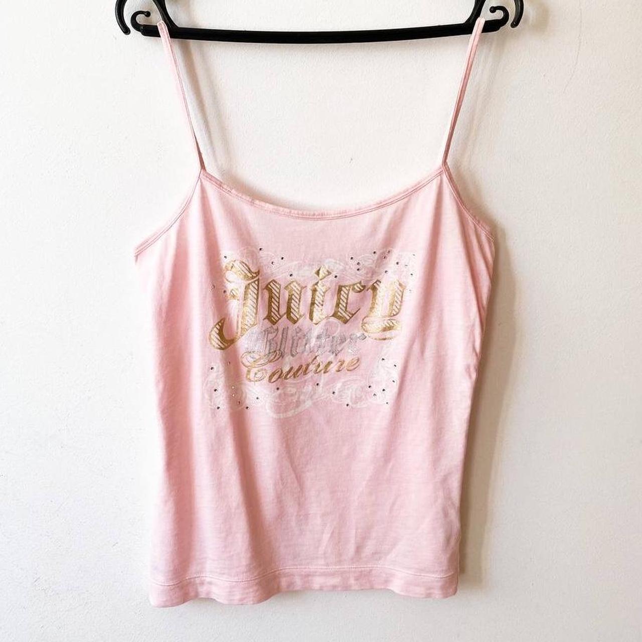 Juicy Couture Women's Pink Top | Depop