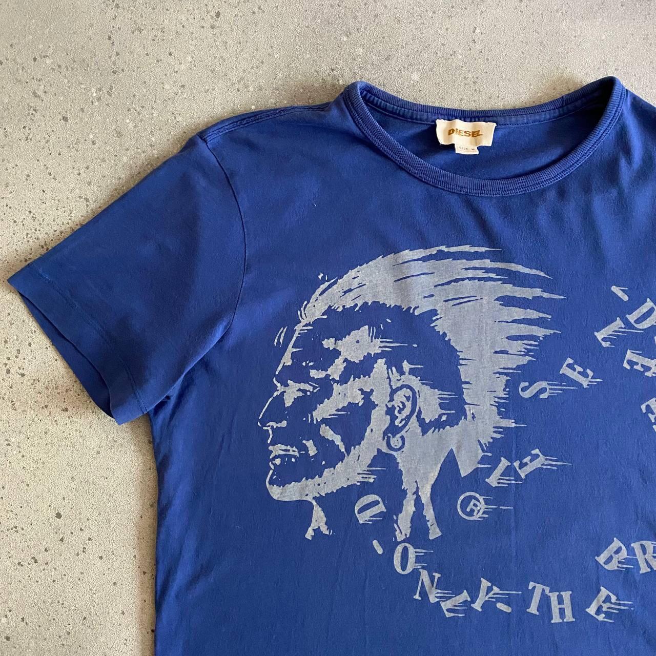 Diesel Women's Grey and Pink Tshirt Depop