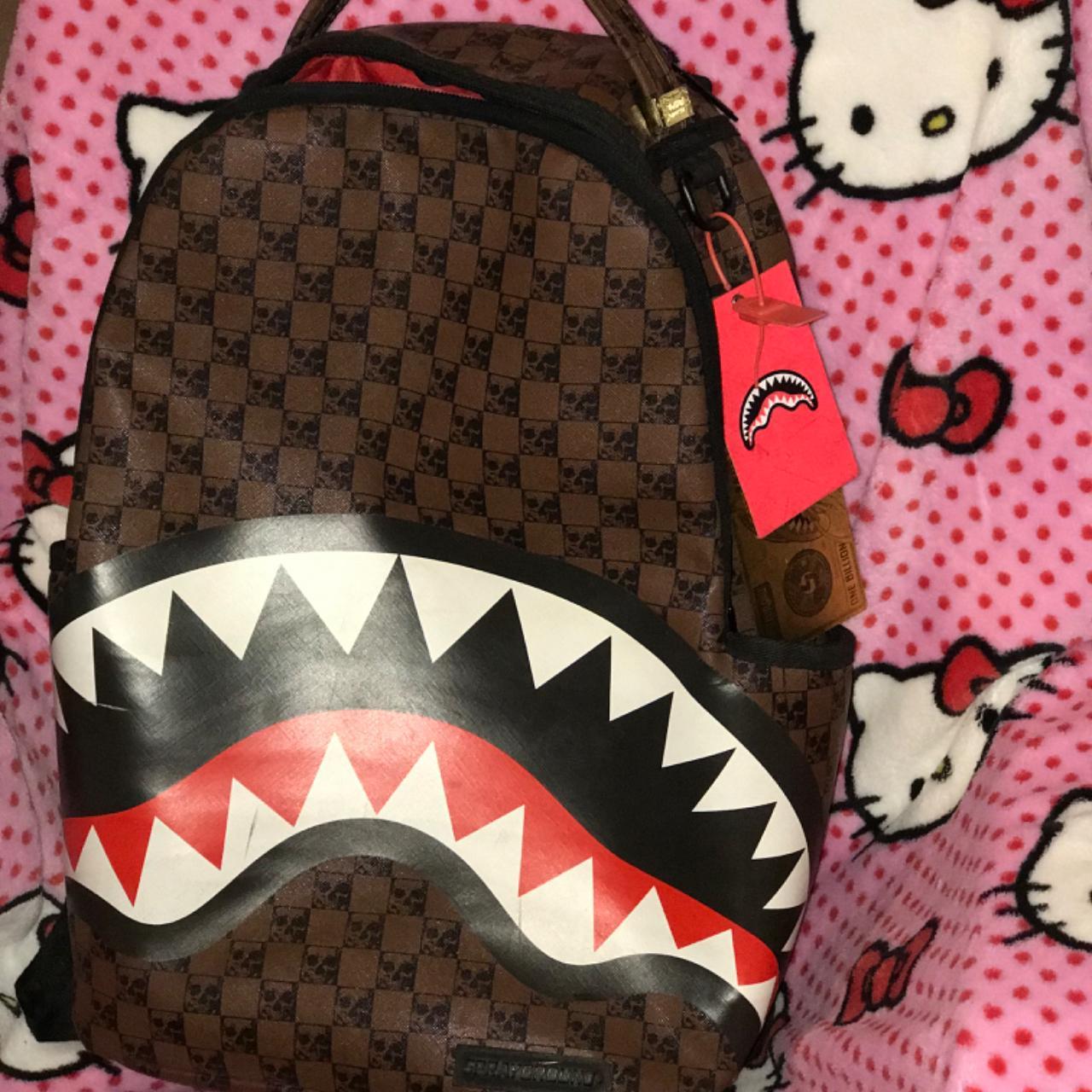 sprayground backpack retail 90 flaws shown... Depop