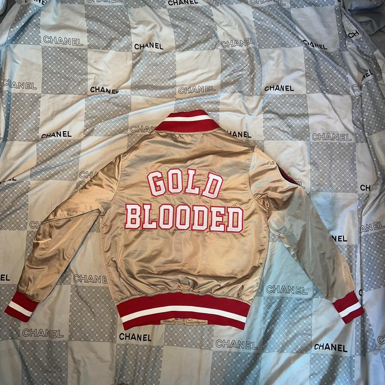 Vintage San Francisco 49ers Silk Bomber Jacket This - Depop