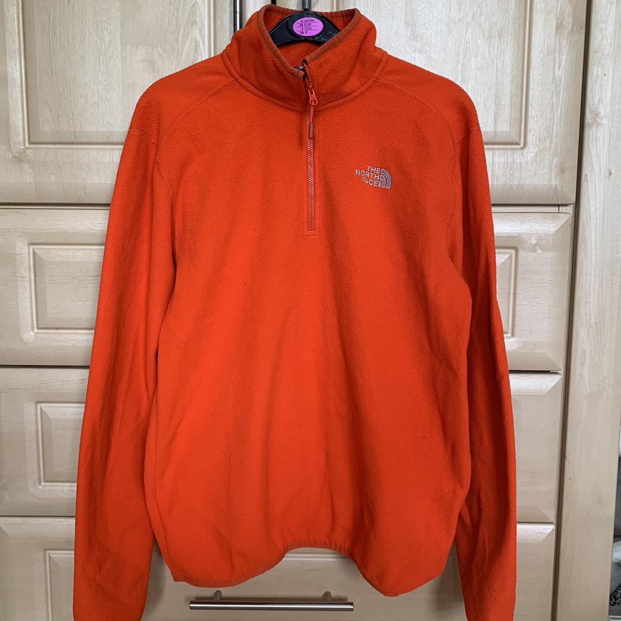 The North Face Orange Fleece • Size UK S • Good... - Depop