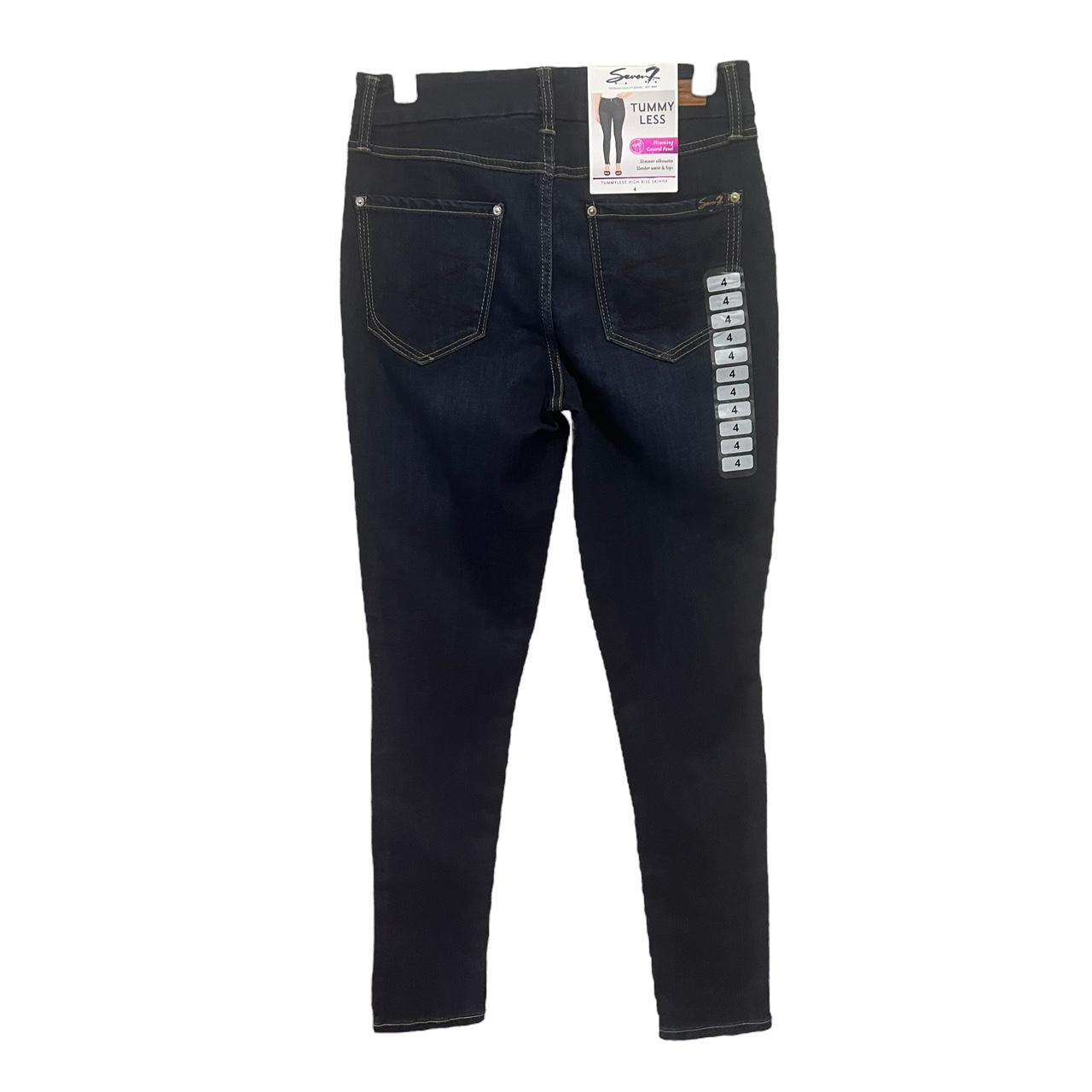 Seven7 Women's Weekend Slim Fit Jeans - Blue - Size - Depop