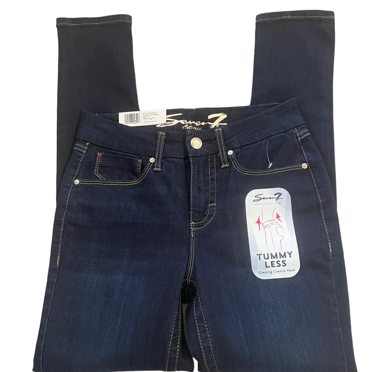 Seven7 Tummyless High Rise Skinny Jeans Women's Size - Depop
