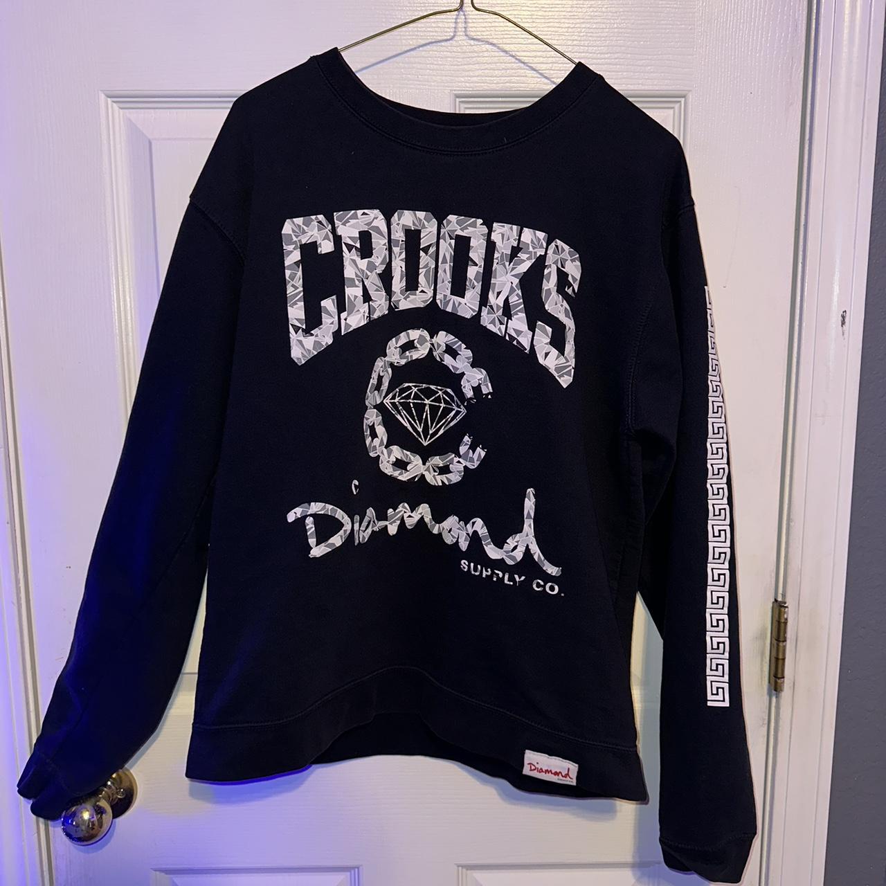 Rare Crooks Diamond Sweatshirt Had for years in... - Depop