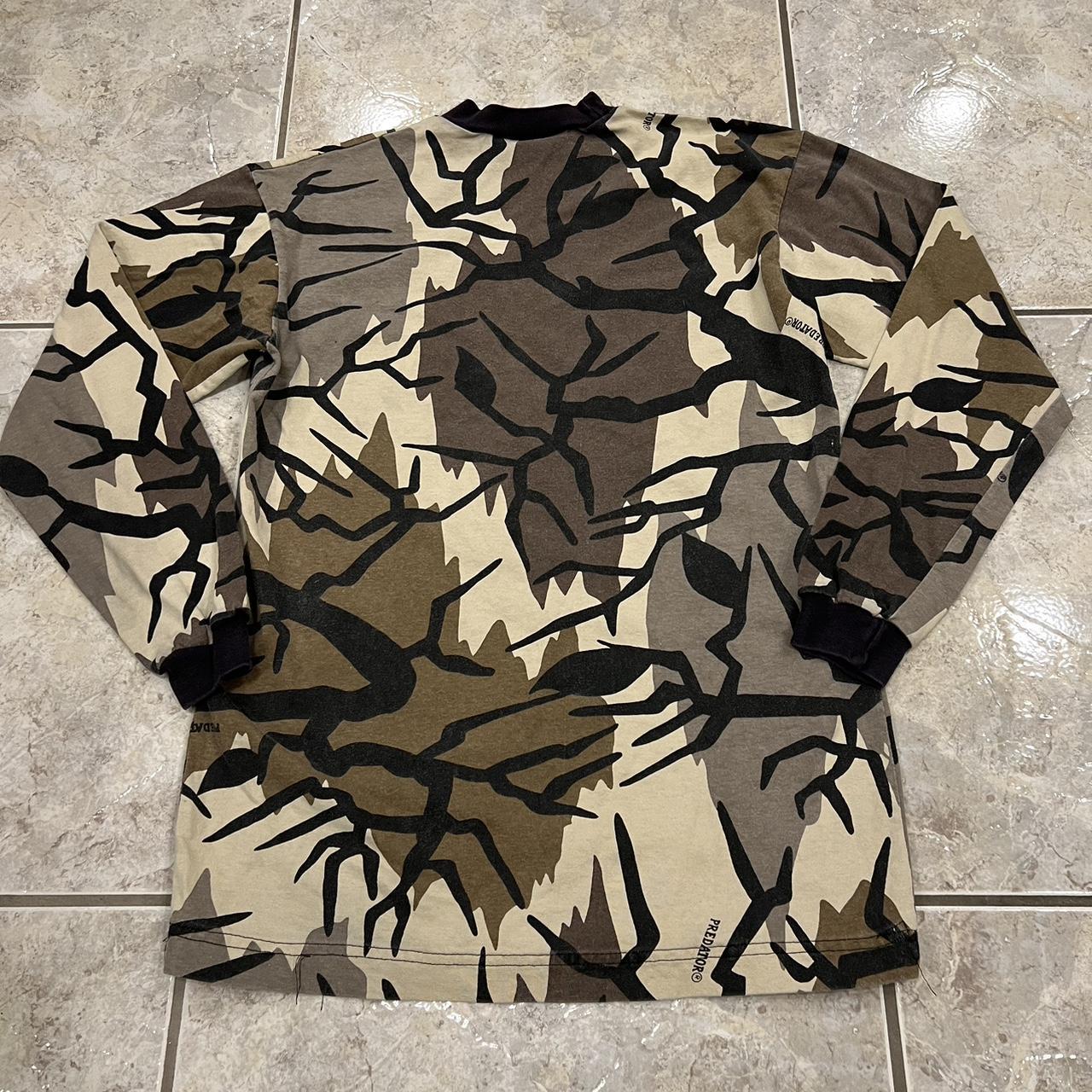 PREDATOR Camo Long Sleeve Tee T-shirt Nicely worn,... - Depop