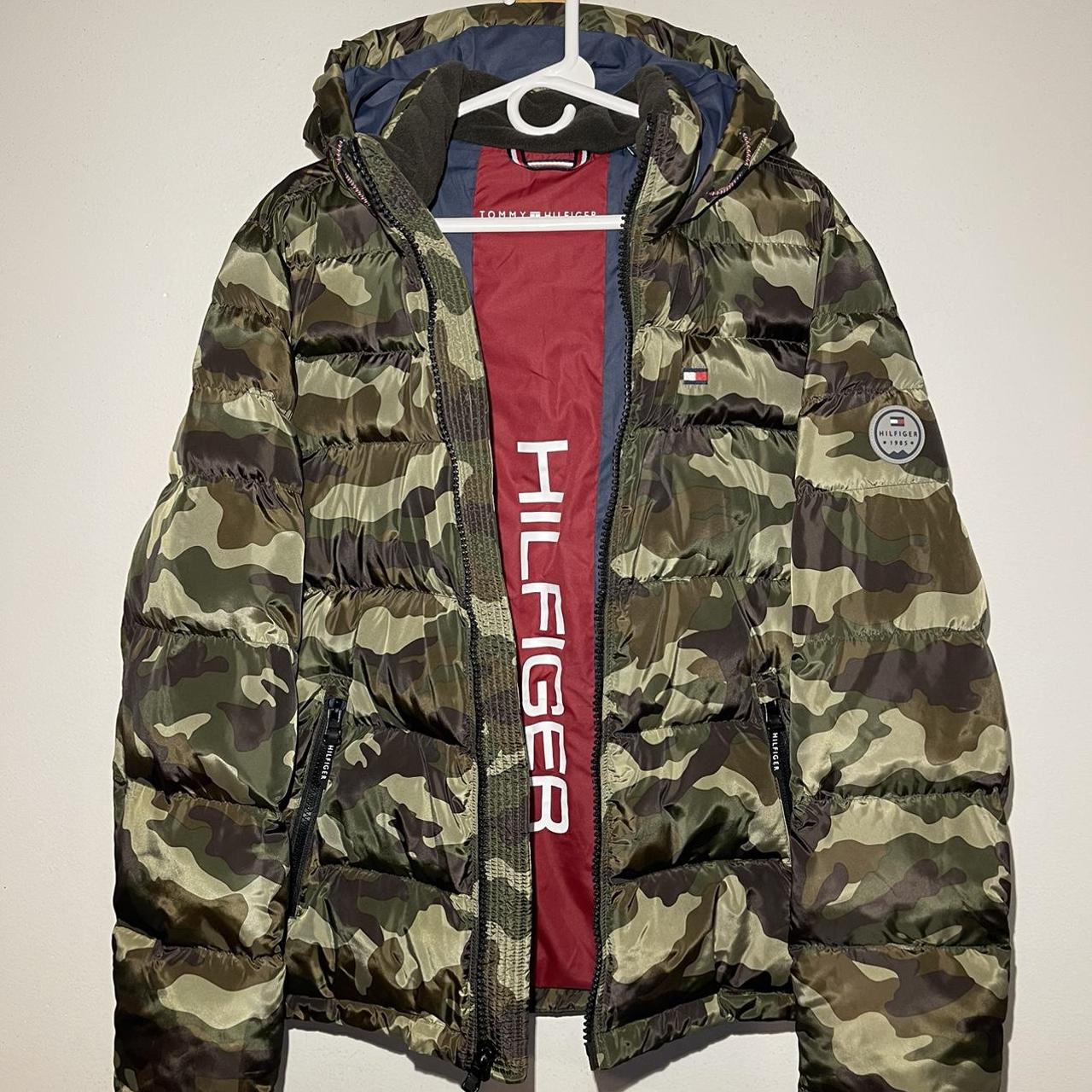 Camo shops tommy hilfiger jacket