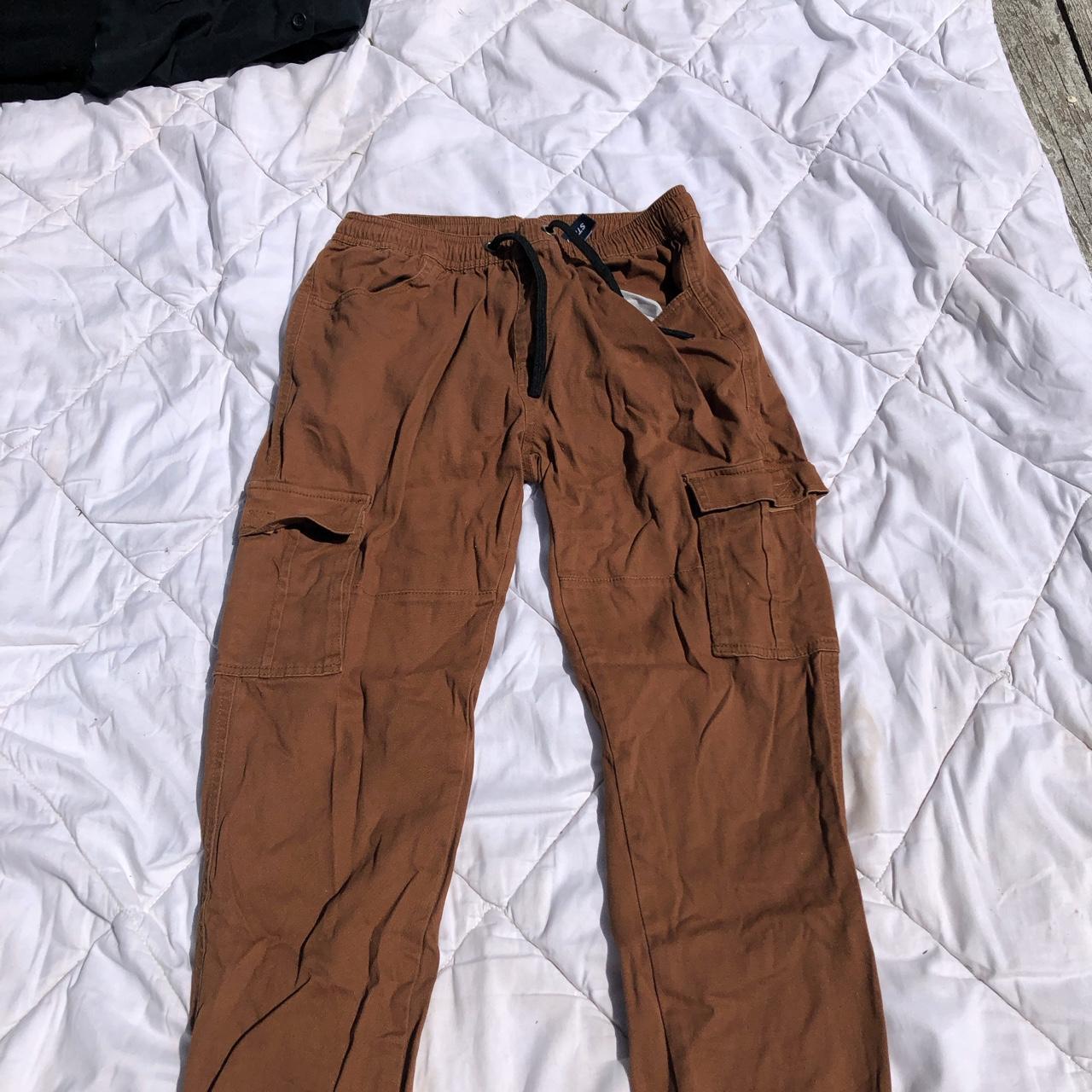 Men's Tan and Khaki Joggerstracksuits Depop