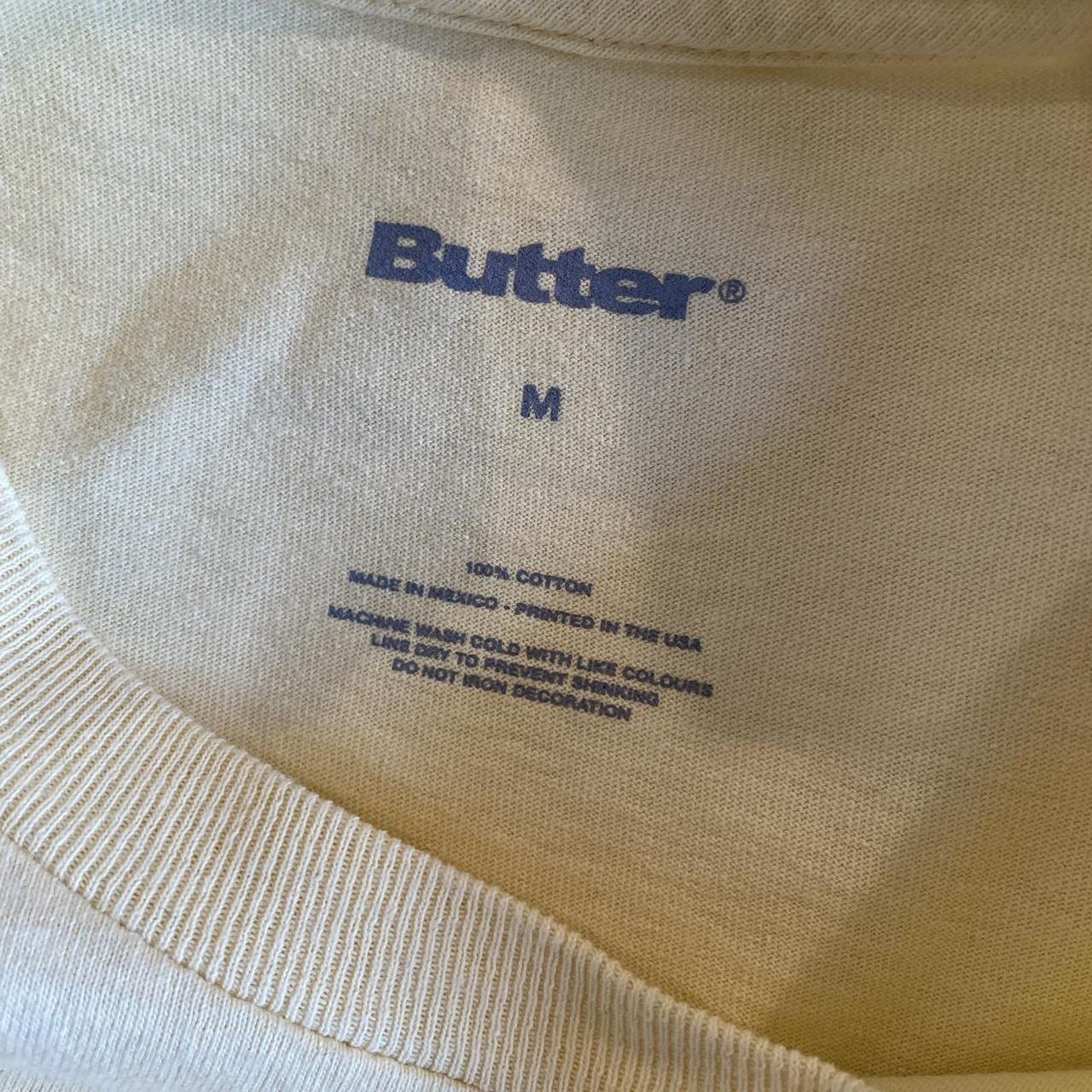 Butter Goods Men's Yellow T-shirt | Depop