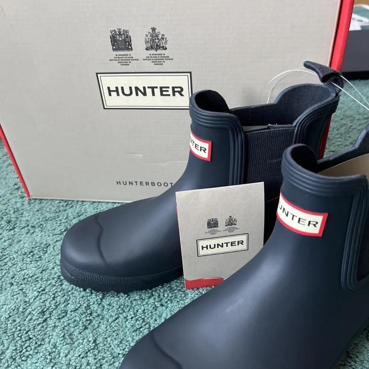 Navy hunter 2024 chelsea boots