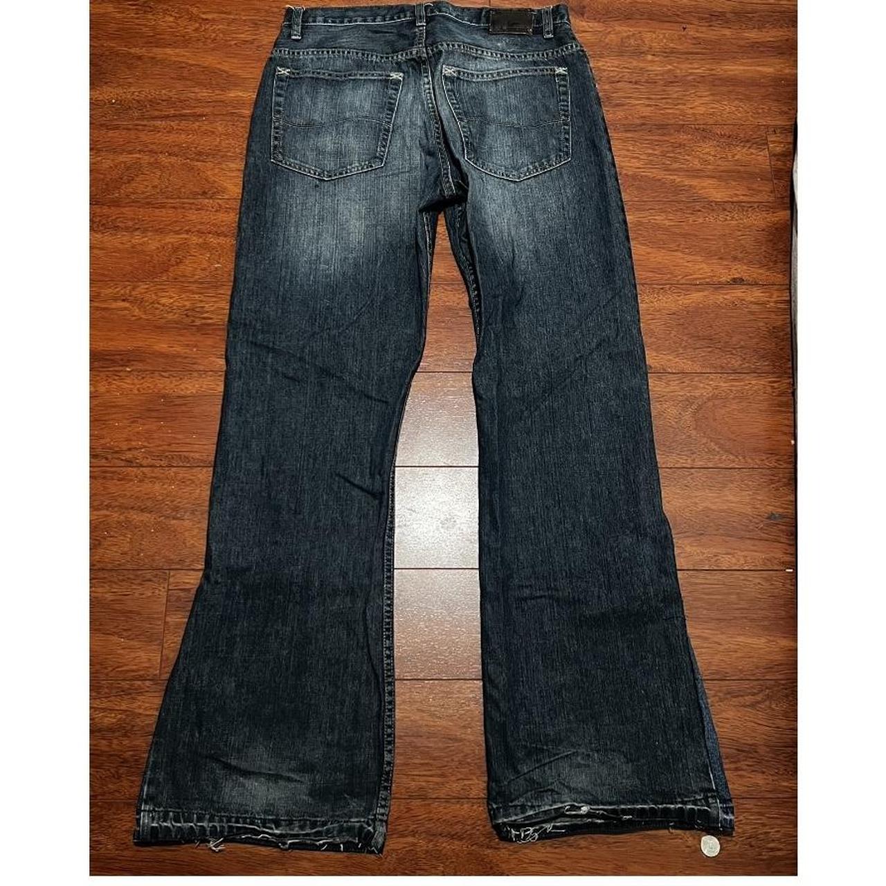 flared jeans made by me😂😨 one of the hardest🔥 jeans... Depop