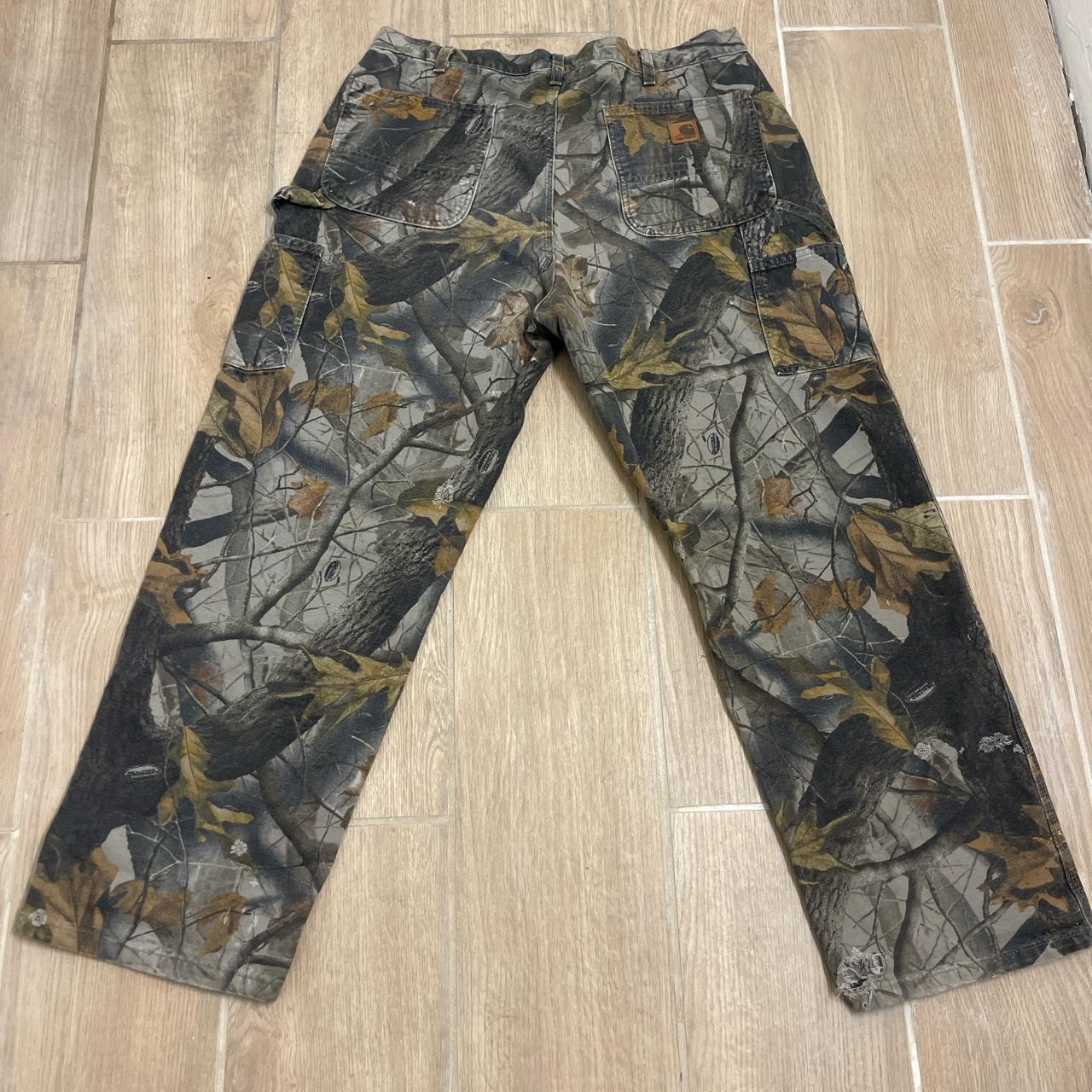 Vintage Carhartt camo pants Sz 38x30 Great... - Depop