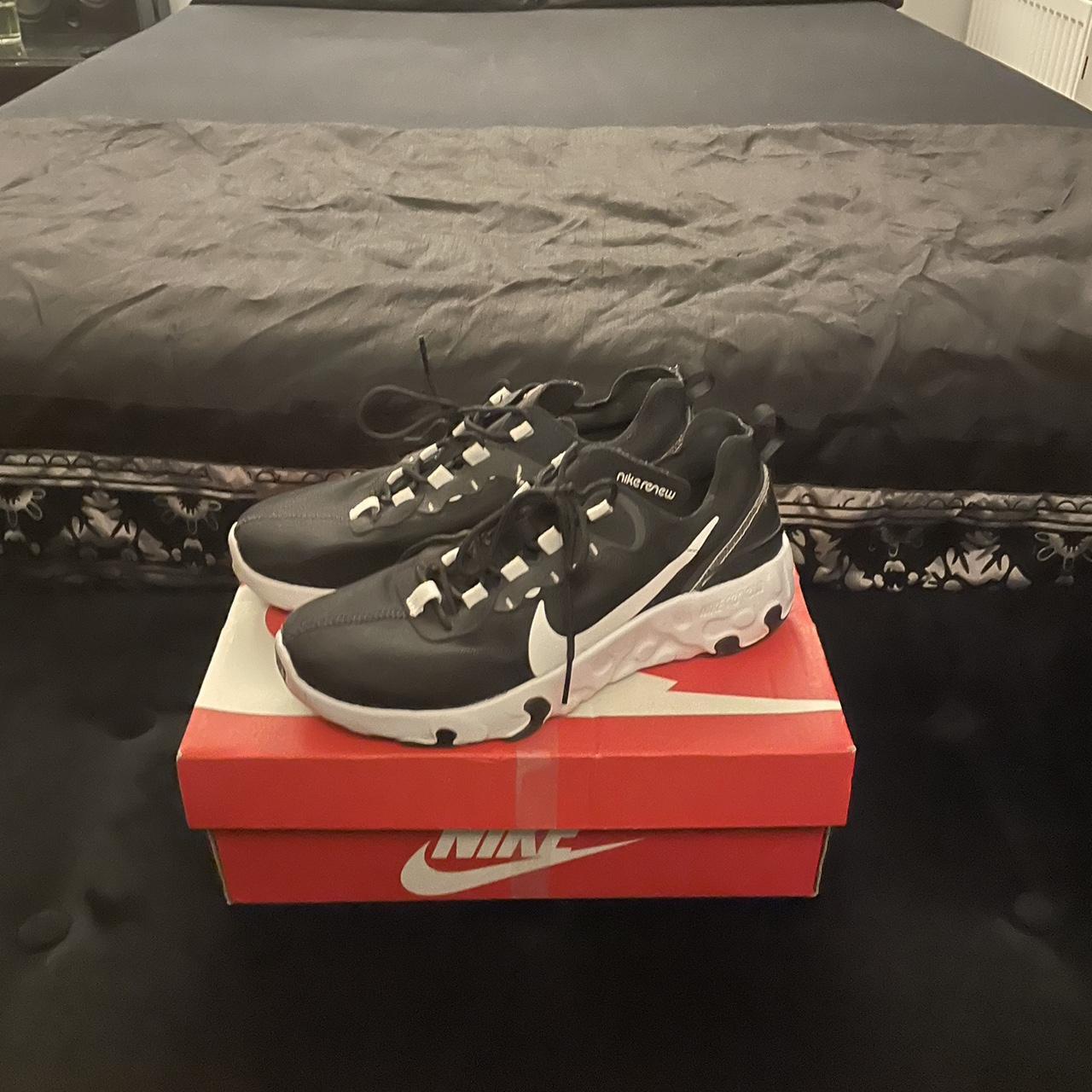 Nike Renew Element 55 (GS) Black/White - Anthracite... - Depop