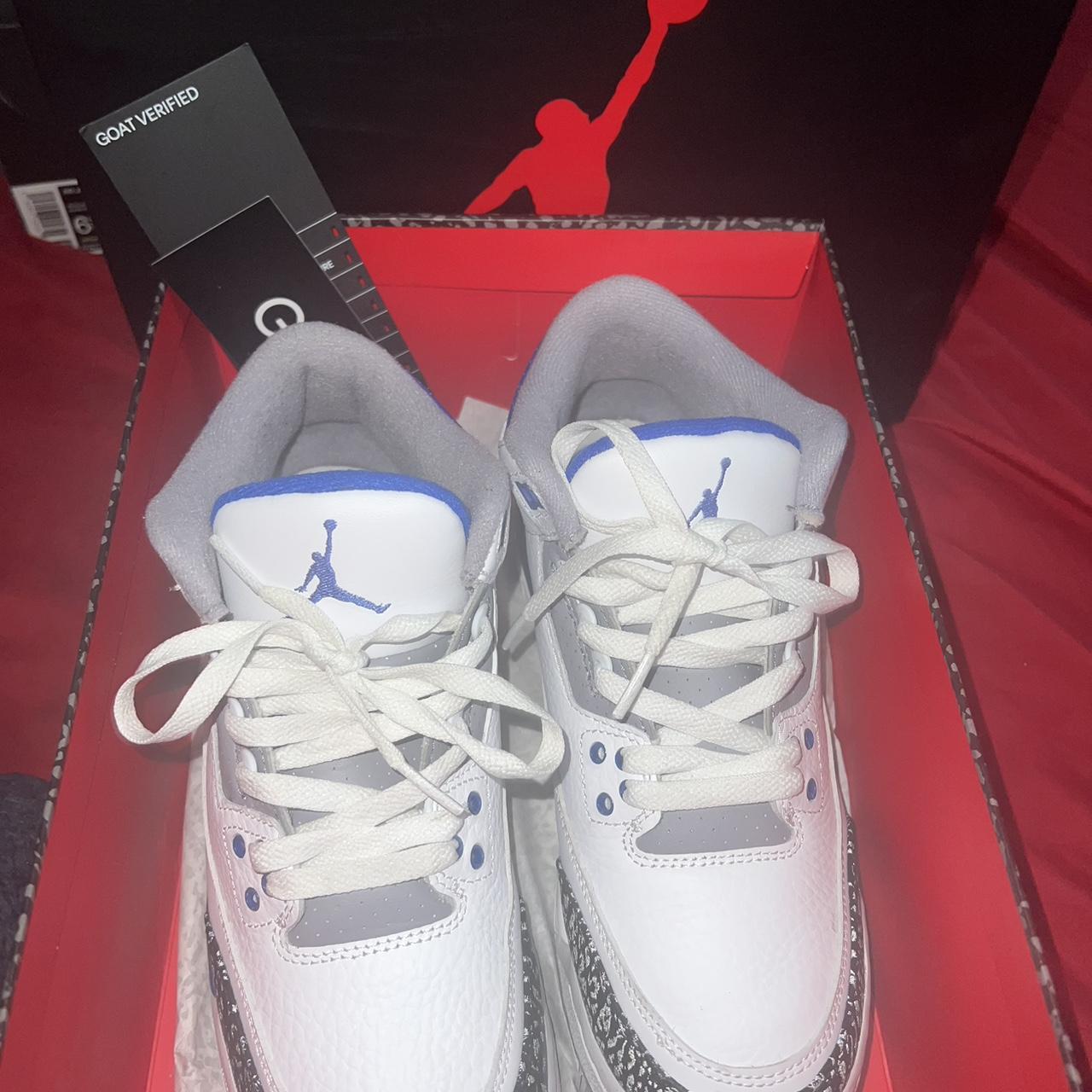 goat jordan 3 racer blue