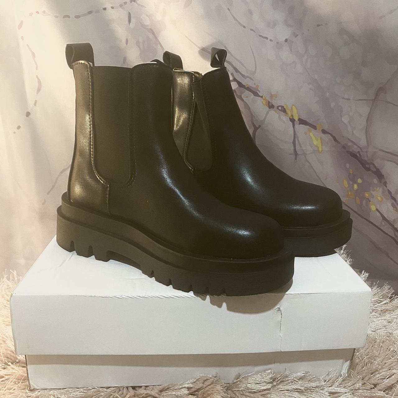 SHEIN Women's Black Boots | Depop