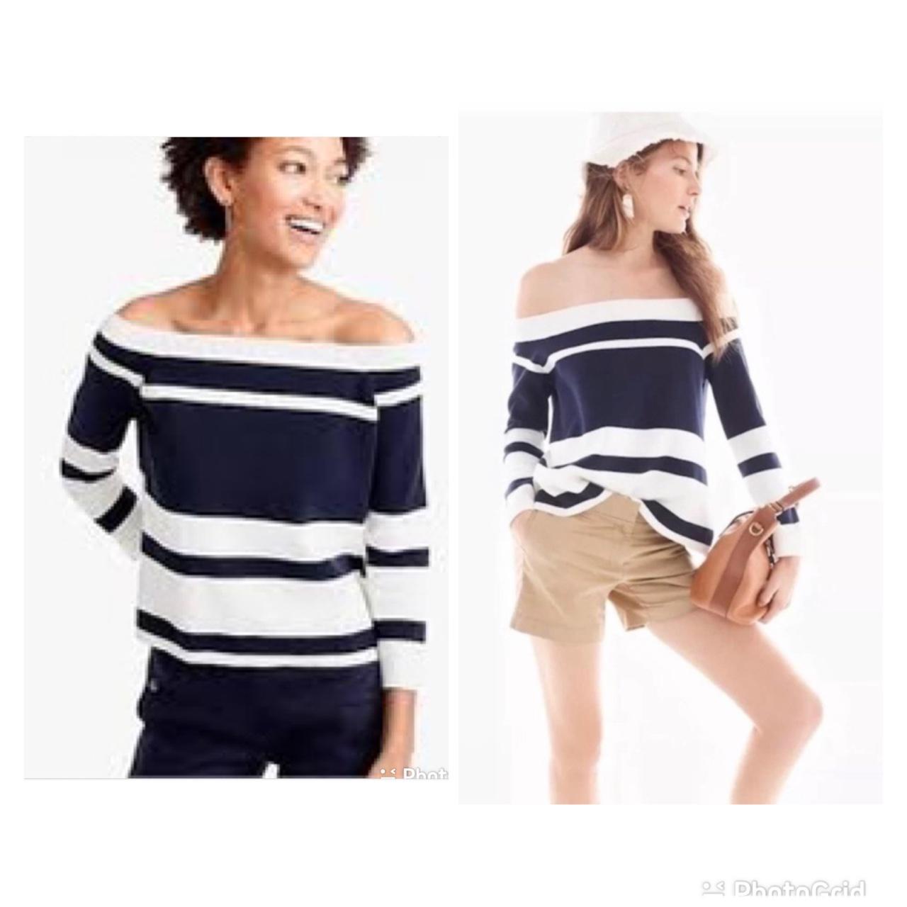 J crew striped tops