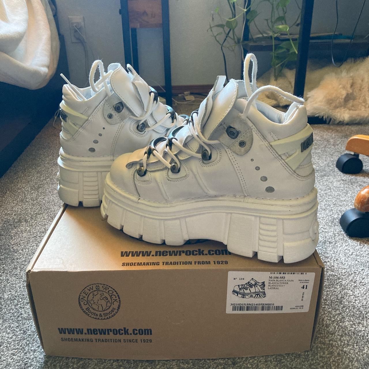 White New Rock M 106 S53s Super Cool Shoes Brand Depop