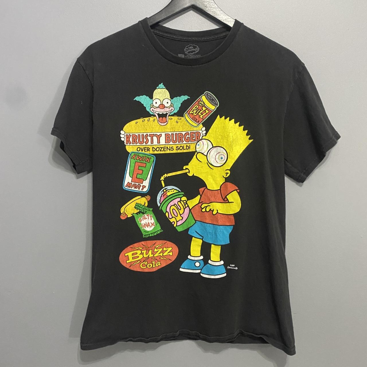 The Simpson’s Bart Simpson Graphic T-shirt Black - Depop