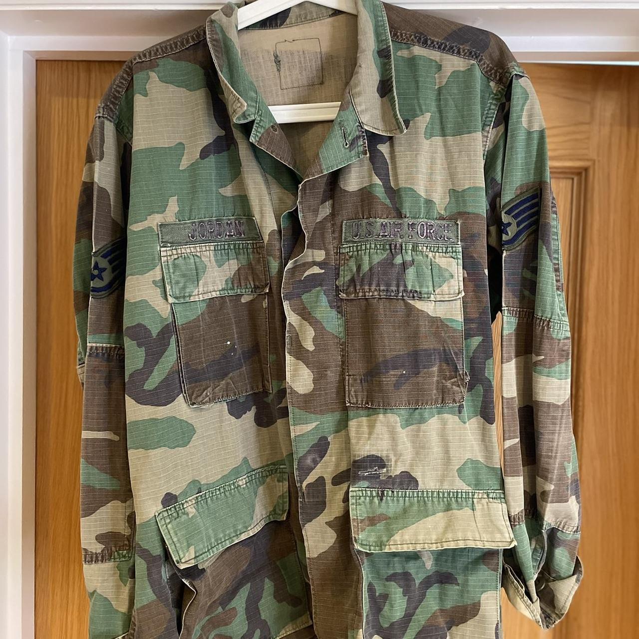 US Air Force Mens Camouflage Size L sale Vintage