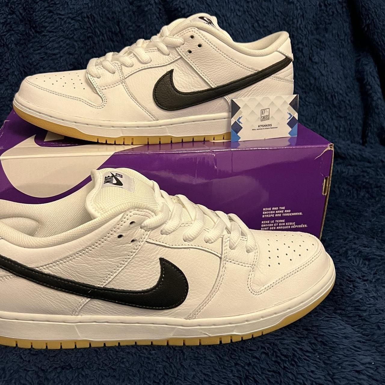 sb dunk low pro white