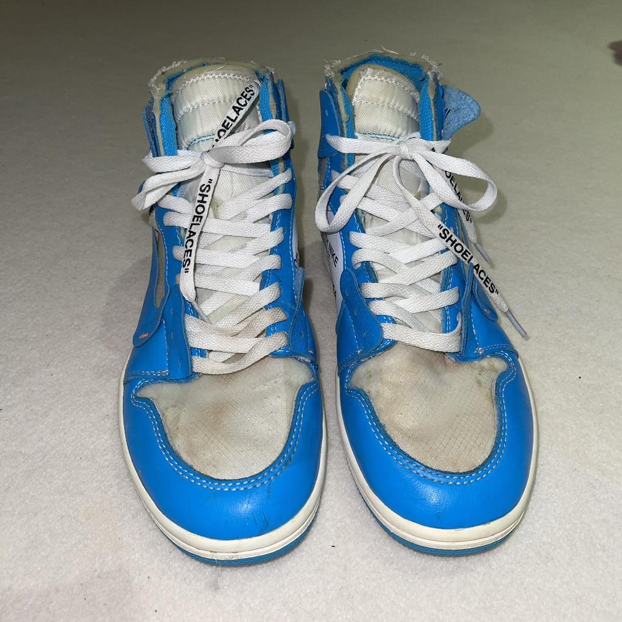 Off-White Men's Blue Trainers | Depop