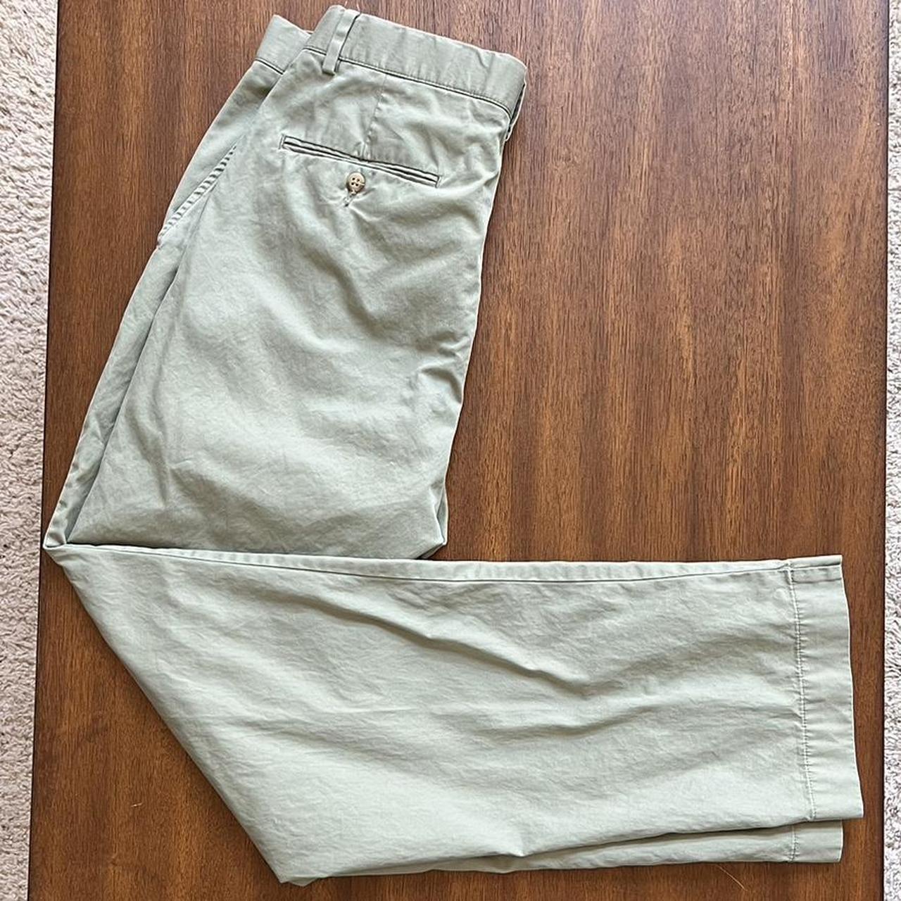 Vintage Ralph Lauren Polo Green Chino Pants... - Depop