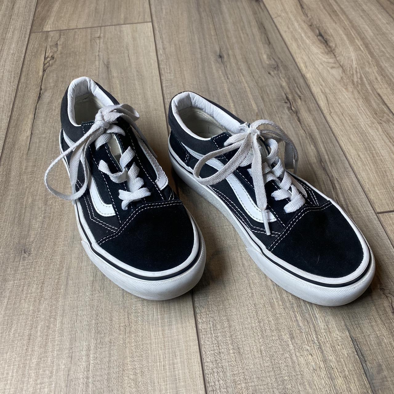 Black vans shop size 2.5