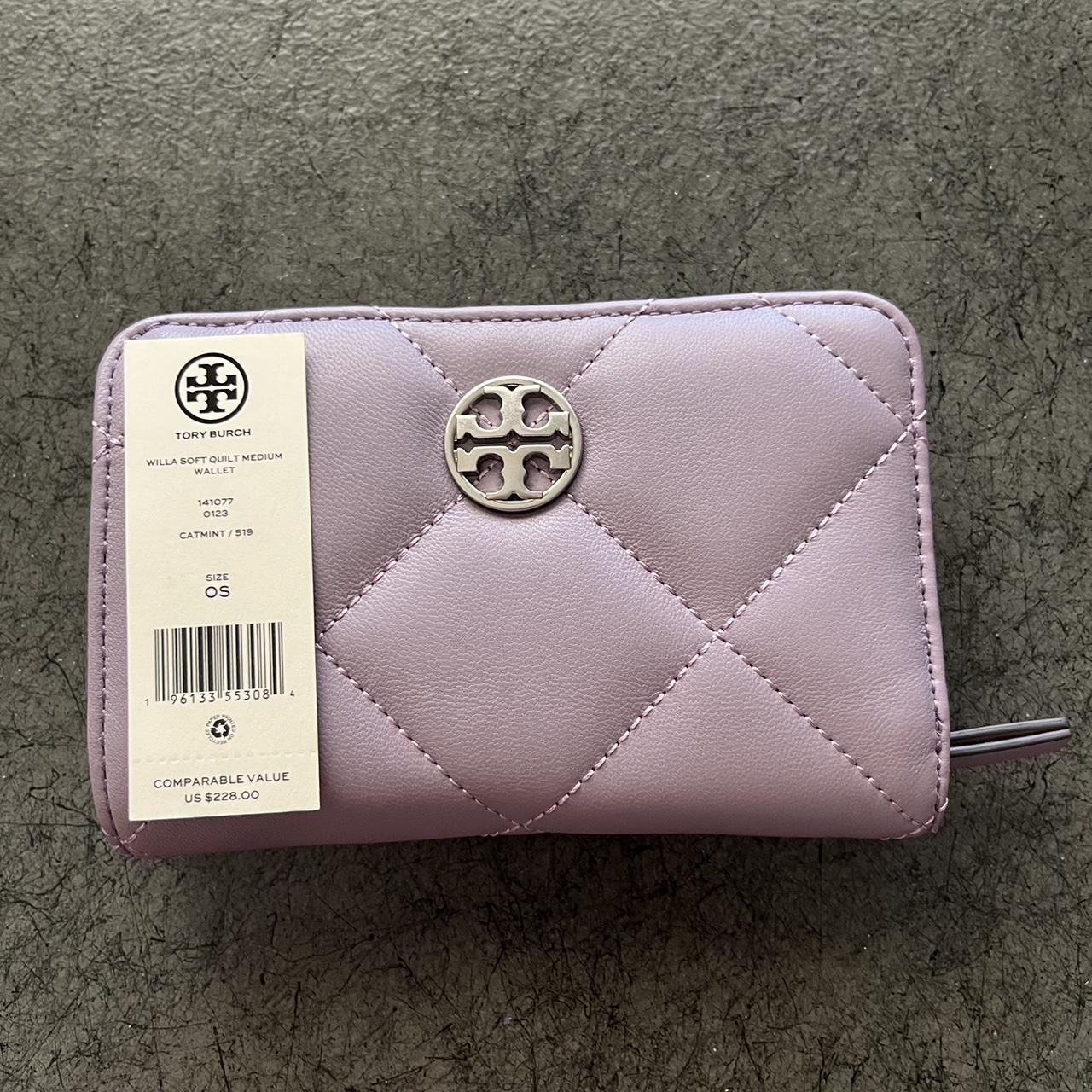 Tory Burch NWT Willa soft quilt medium wallet. No... - Depop