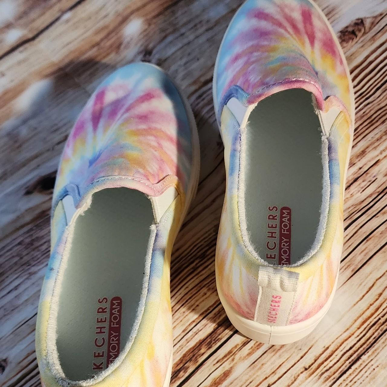 Skechers tie dye memory foam hotsell