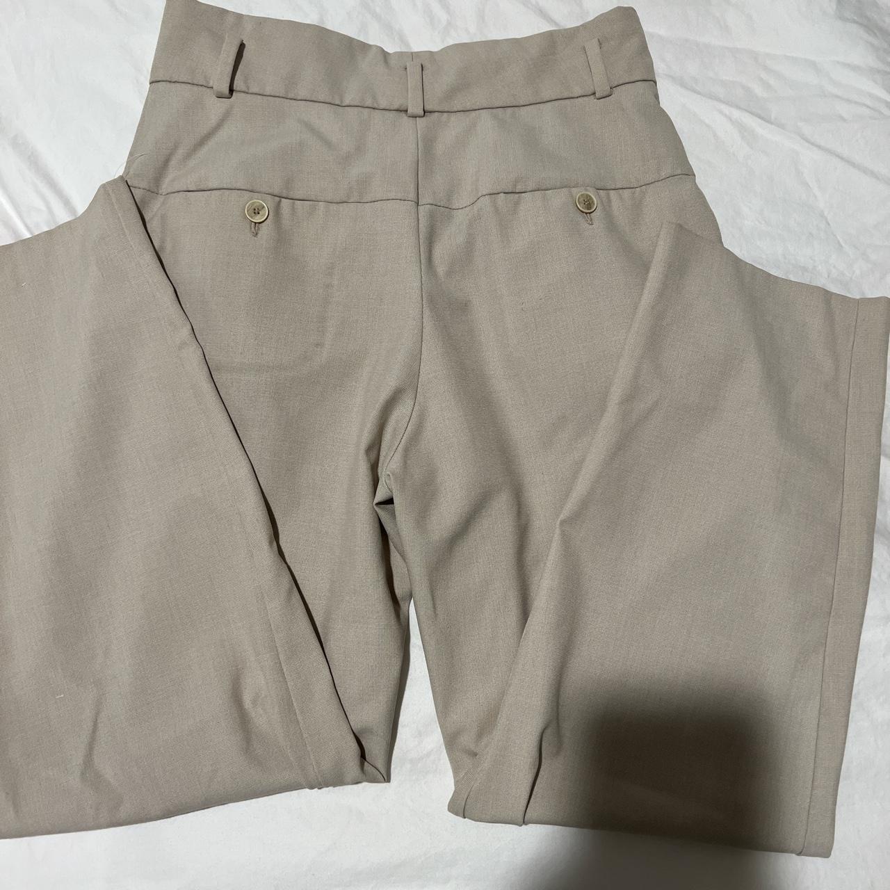 Mango Women's Khaki Trousers (3)