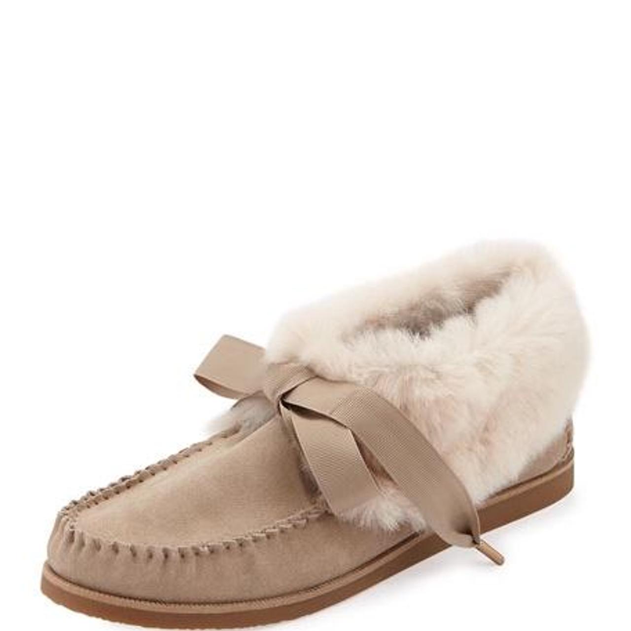 Tory burch 2024 fur slippers