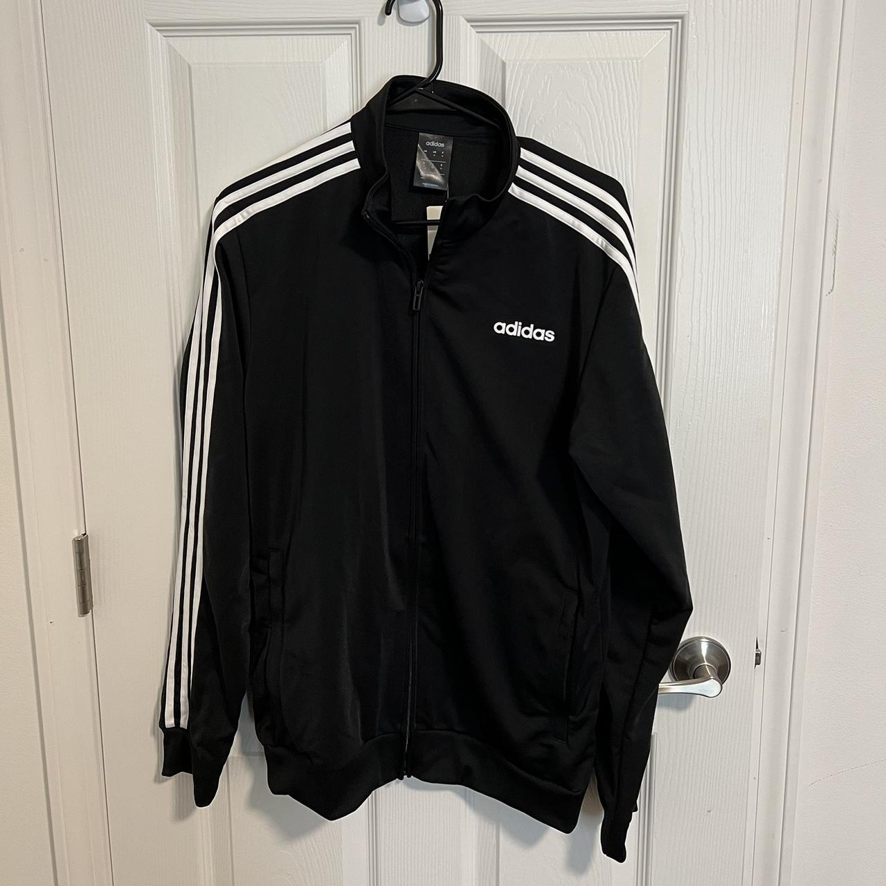 Men’s medium full zip Adidas jacket Never worn, tag... - Depop