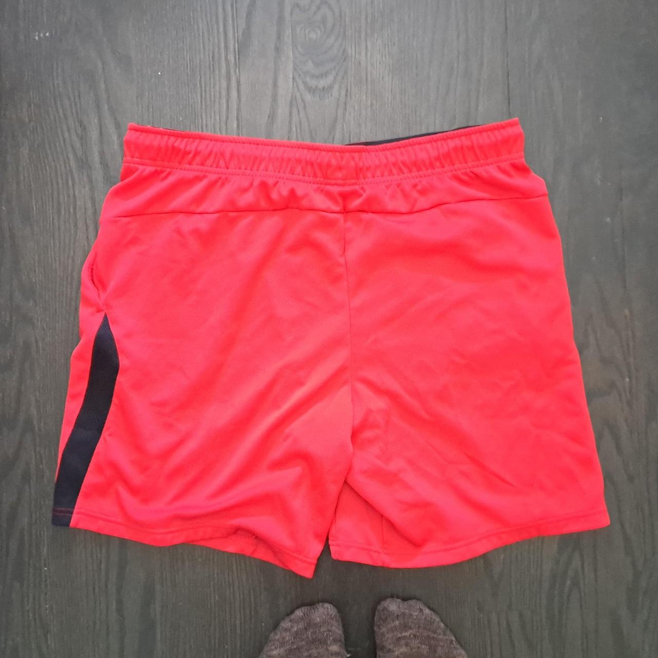 mens black and red nike shorts