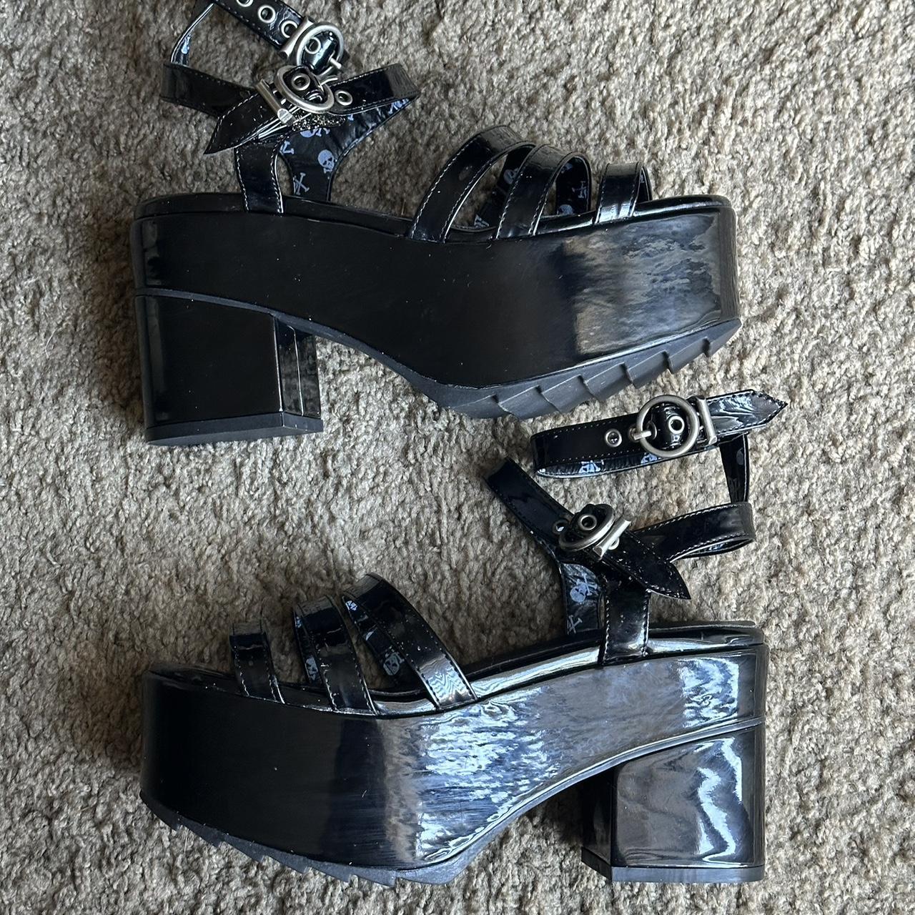 lamoda chunky platform sandals 🖤 these are a... - Depop