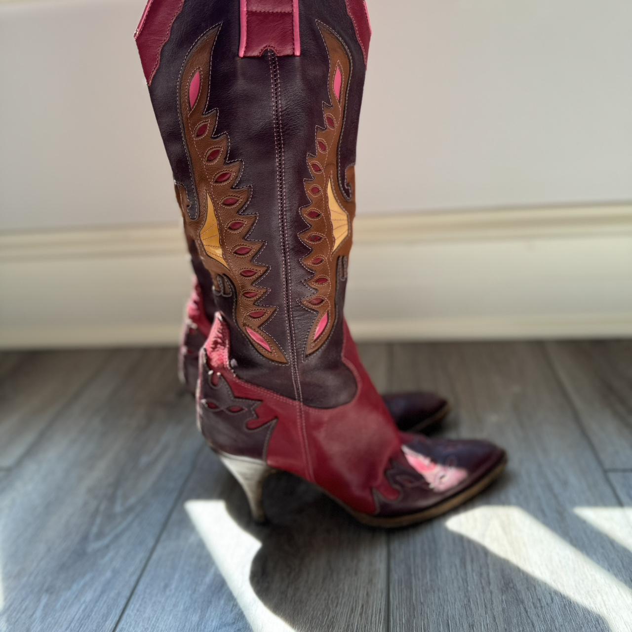 Vintage Dolce Gabbana cowboy boots. This is the D