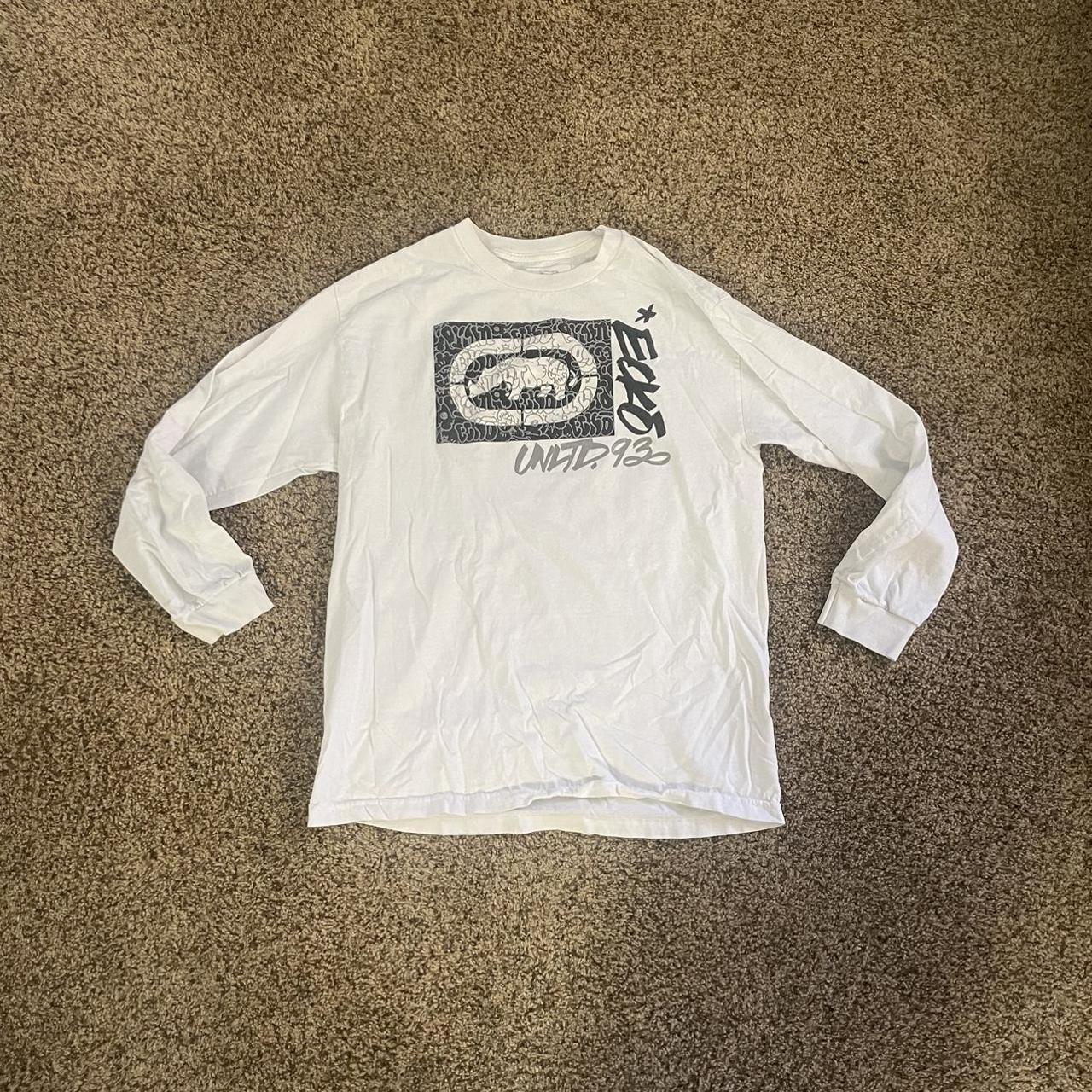 Ecko Unltd. Men's White and Black T-shirt | Depop