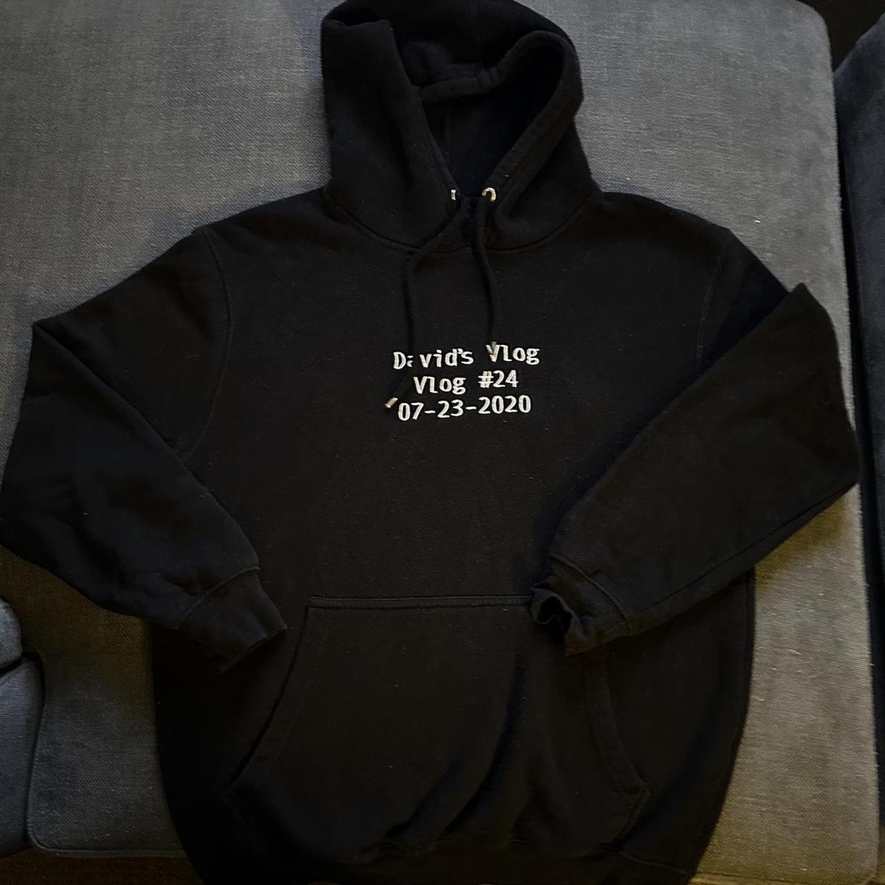 David dobrik black clearance hoodie