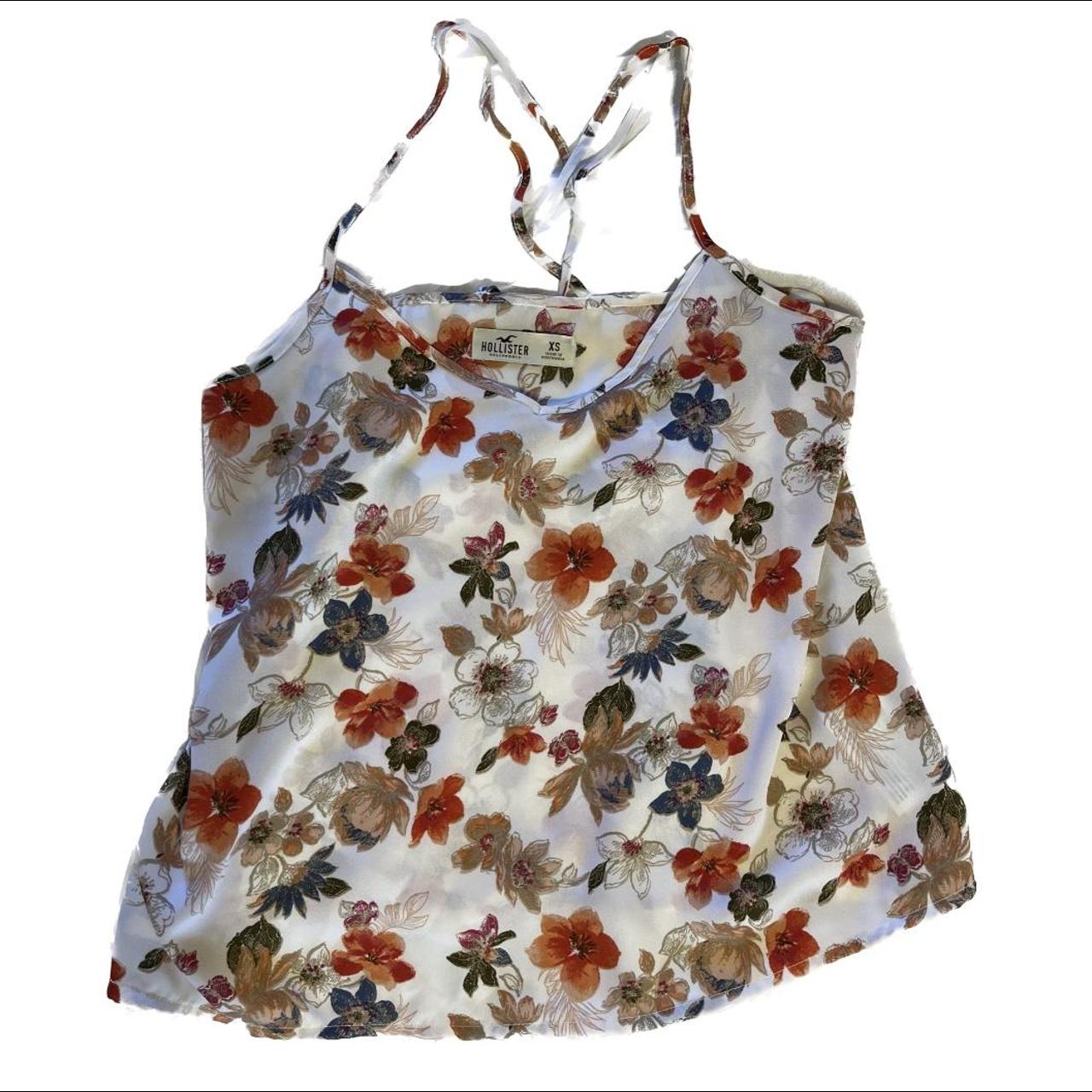 vintage hollister floral tank, no signs of wear 