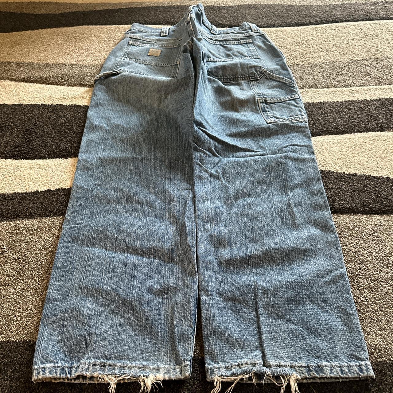 Clean Lee Skater Carpenter Jeans 36 x 29 Distressed... - Depop
