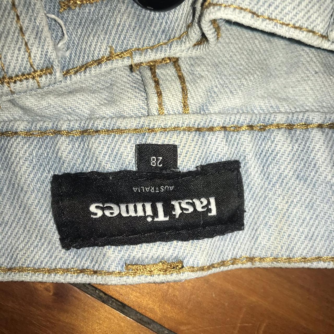 28” light blue fast times cargo jorts. Slightly used... Depop