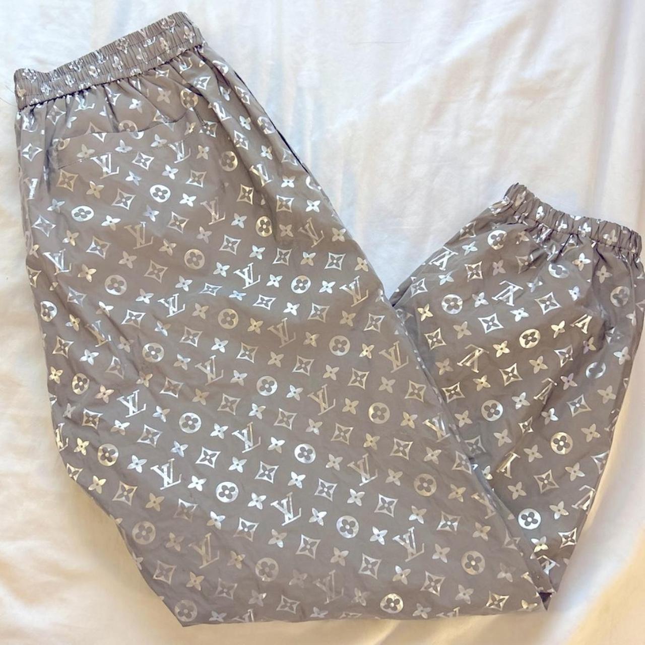 Louis Vuitton Men's Silver Bottoms | Depop