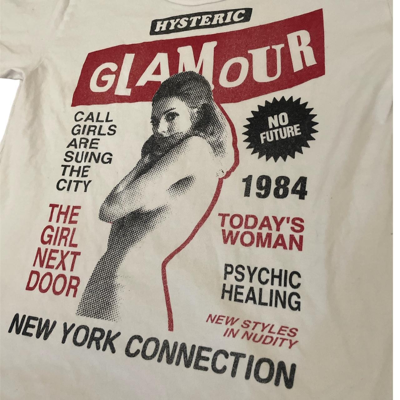 Vintage Hysteric Glamour Magazine T Shirt Size... - Depop