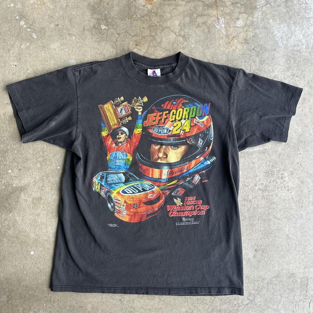 Jeff Gordon Winston Cup 1995 Champion Shirt Made in... - Depop