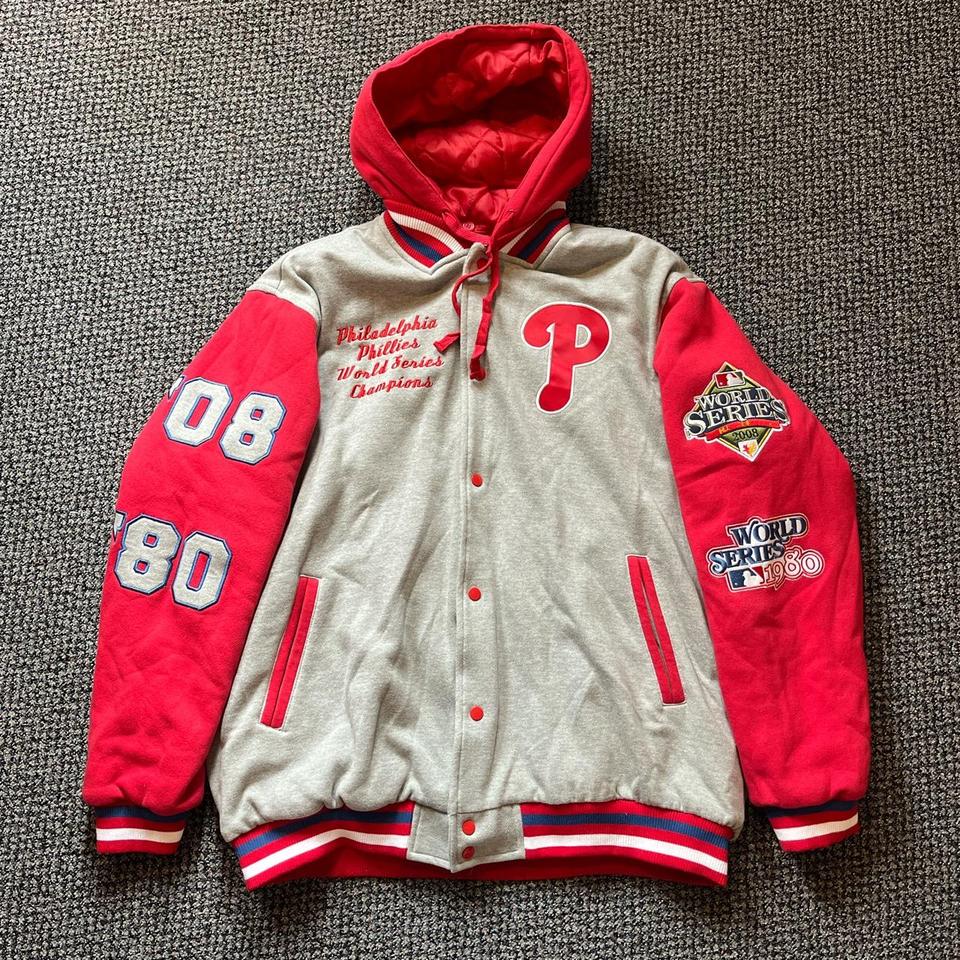 Philadelphia Phillies 2008 World Series Champions Jacket Mens