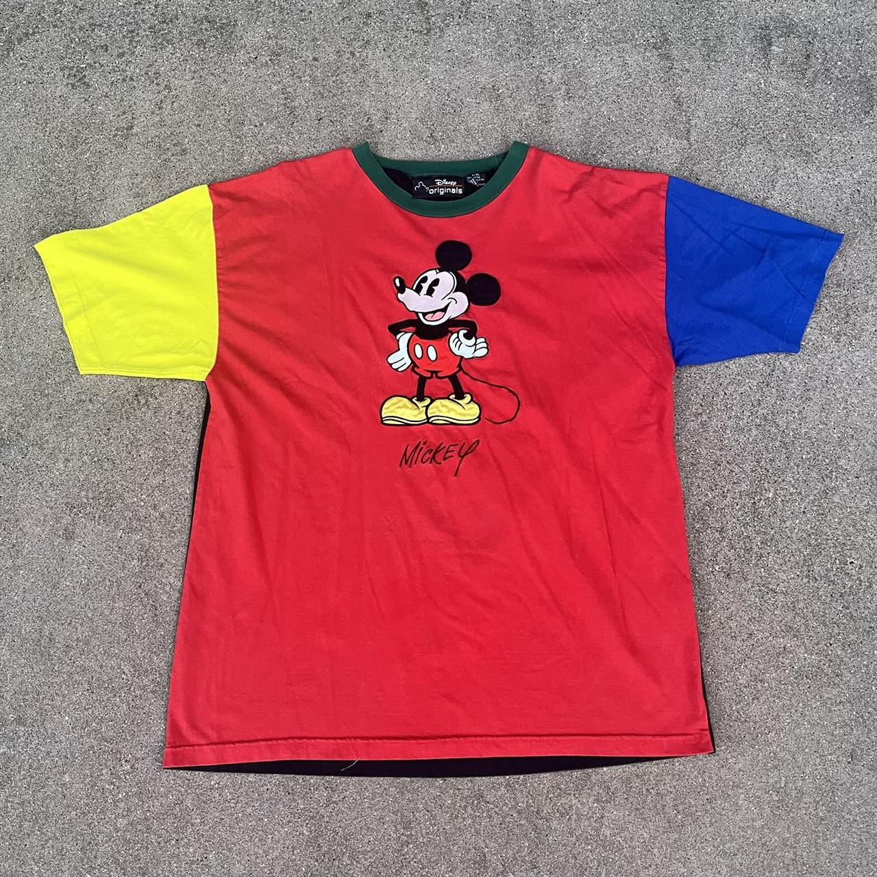 Vintage Disney Originals Mickey Mouse Color-block... - Depop