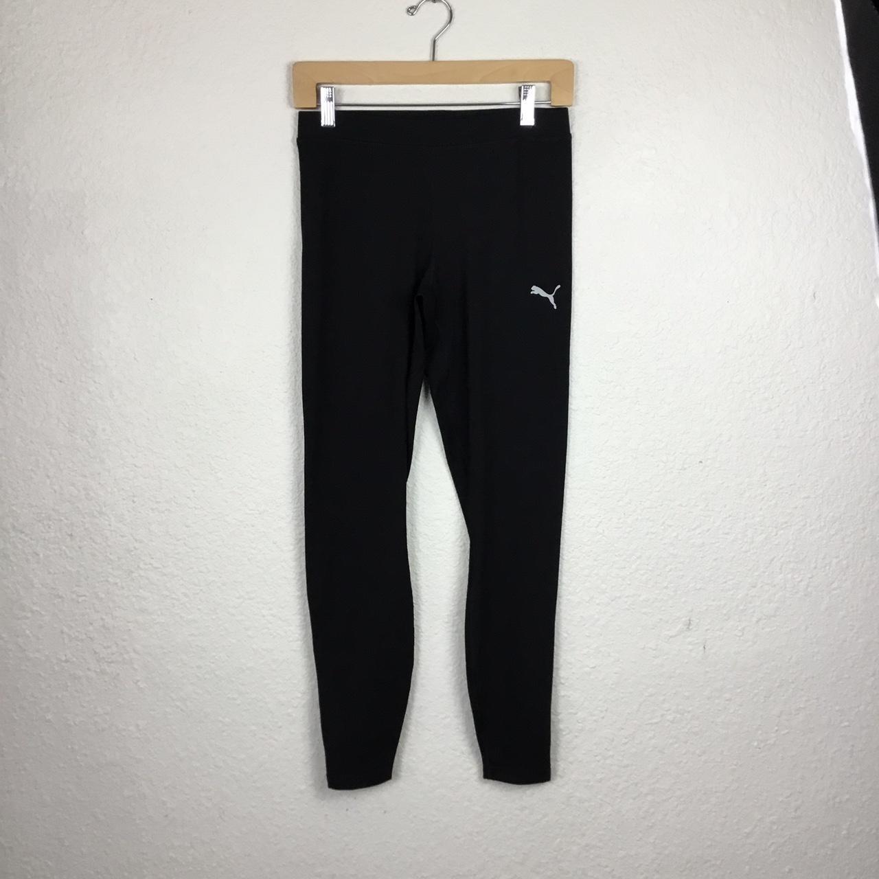 Puma Man’s Black Long Training Running Tights Sz M... - Depop