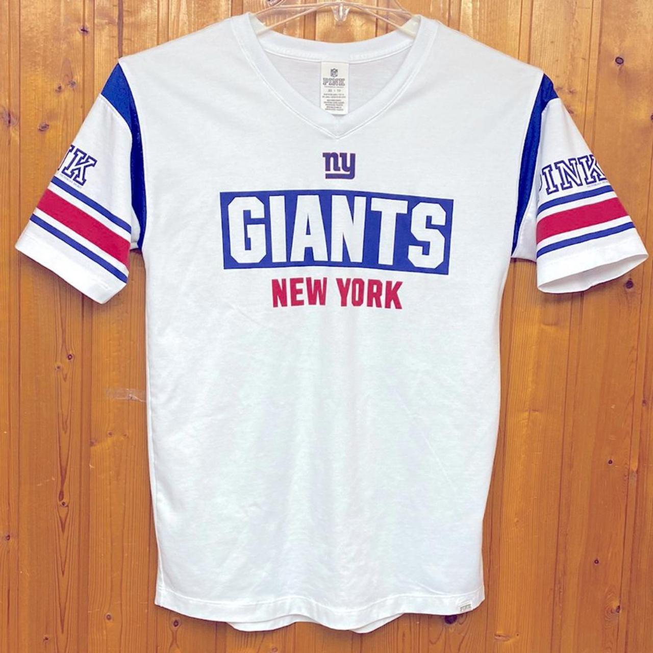 Victoria secret pink crew neck New York giants - Depop