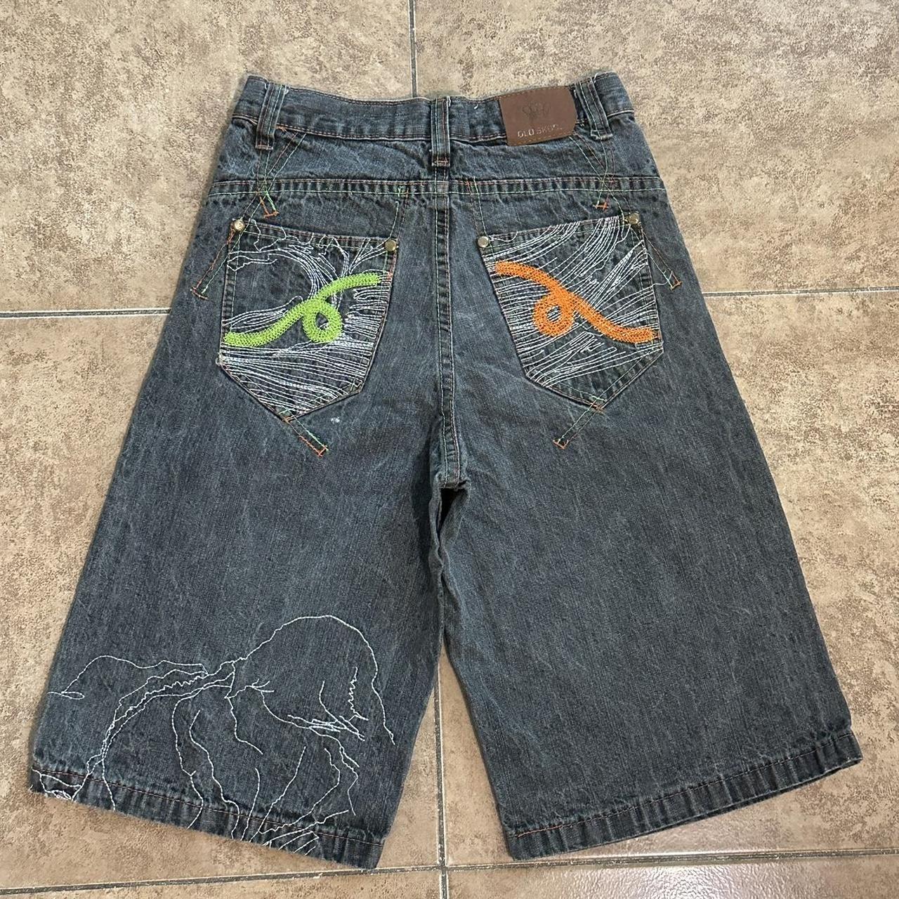 Y2K jorts Amazing condition Super dope Great fit... - Depop