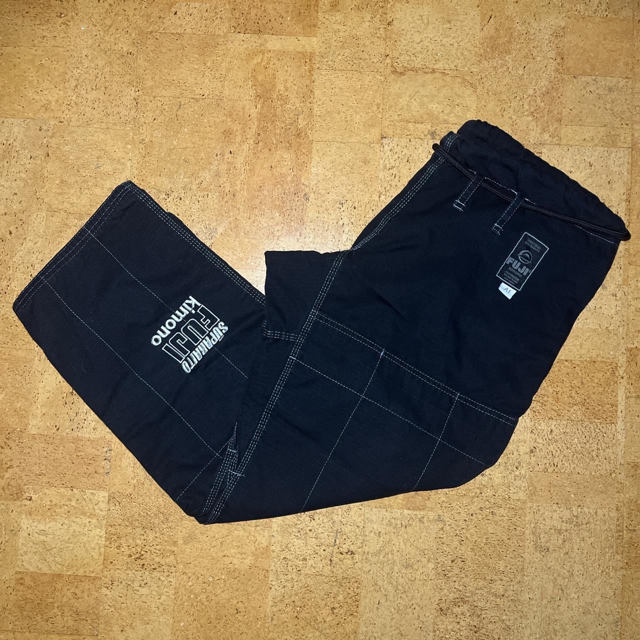 JNCO-LIKE PANTS SŪPARAITO FUJI KIMONO 36x27.5 -black... - Depop