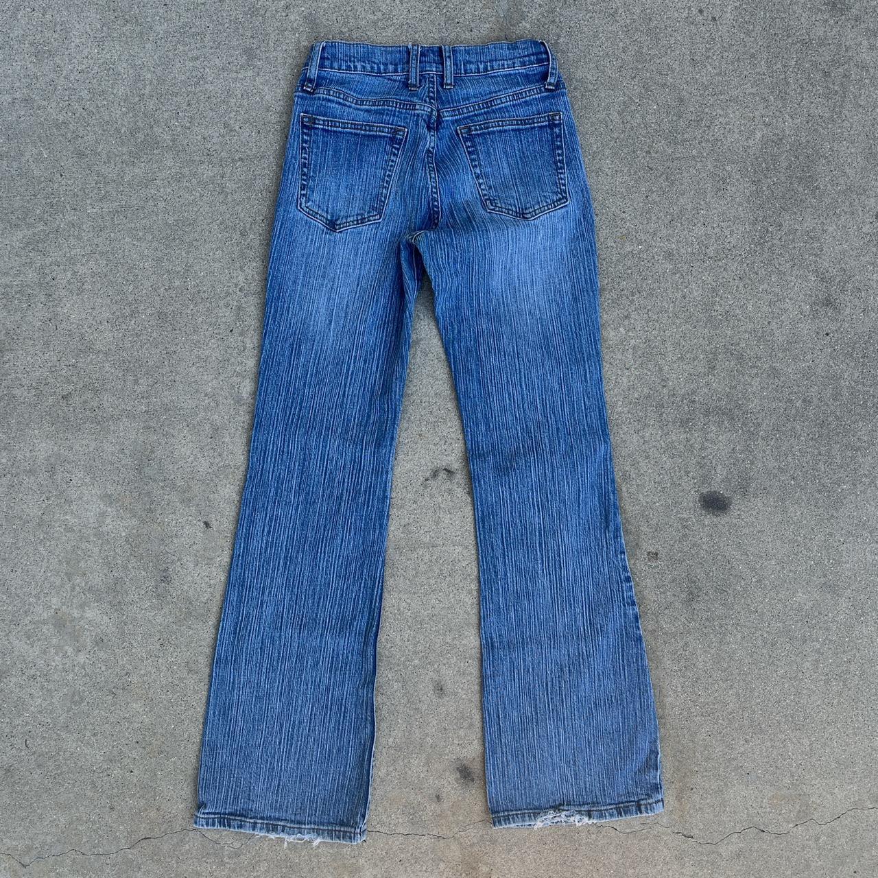 BRANDY MELVILLE BOOTCUT FLARE JEANS blue... Depop