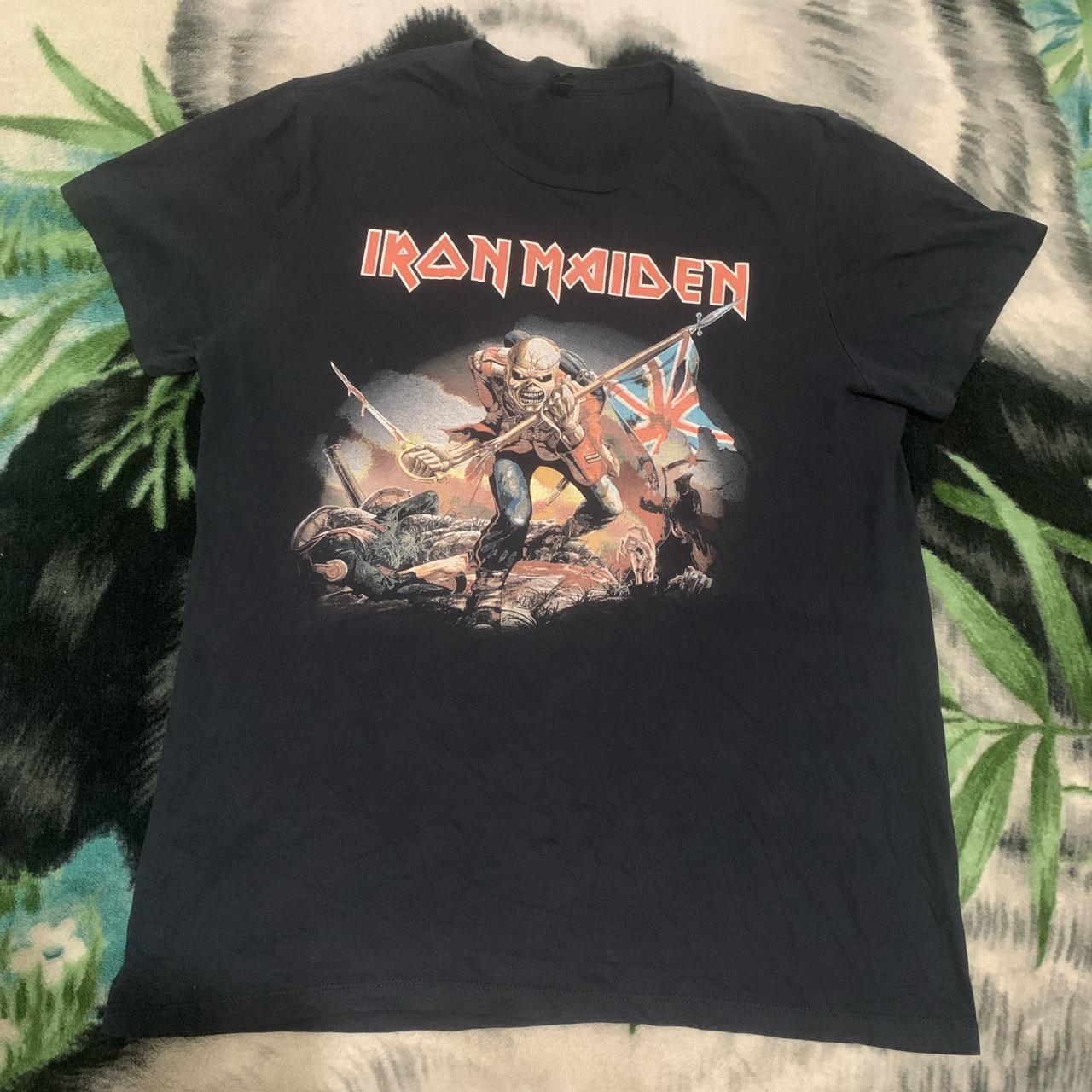 Iron Maiden Classic Metal Hard Rock Band T Shirt -... - Depop